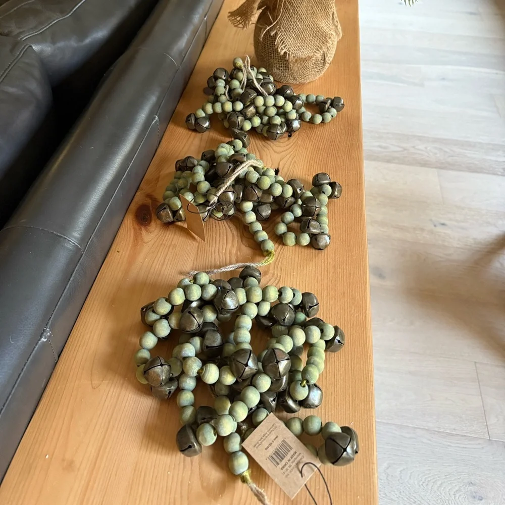 Creative Co-Op Green and Brown Holiday Garland